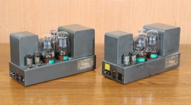 Two The Quad II Amplifier mono block valve amps - serial numbers 60914 and 63407, no cables,