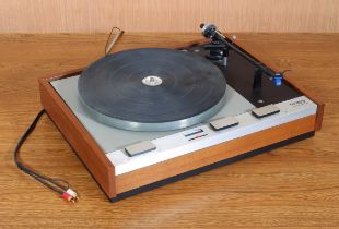 A Thorens TD 125 MkII turntable record player - with ADC tonearm and Ortofon X1-MC moving coil phono