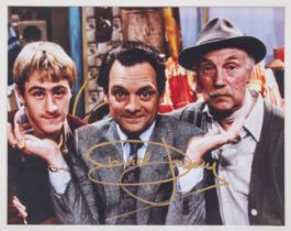 Only Fools and Horses Sir David Jason: an autographed 8 x 10 colour photograph - from an early