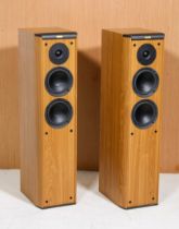 A pair of Jamo Classic 6 floorstanding hifi loudspeakers, 84cm. high