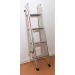 A three-section loft ladder