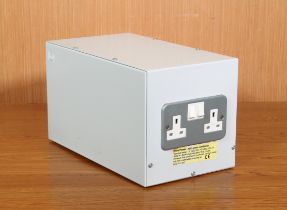 A Pure Power Hi-Fi Power Conditioner mains filter - Standard Model, with two AC three-pin inputs,