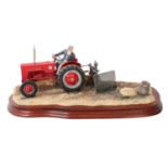 A Border Fine Arts limited edition model, 'Lifting the Pinks (International B250 Tractor)' with