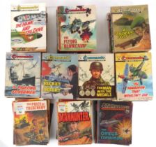 A collection of 1960s-80s Commando comics - the earliest #200, the latest #2512, the majority