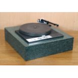 A Garrard Model 401 turntable record player - appears to have been professionally restored to a high