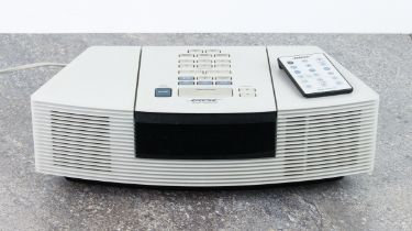 A Bose Wave Radio CD compact music system - with remote control and mains lead, in good working