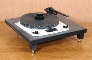 A Garrard Model 301 Transcription Motor turntable record player - serial no. 81284, appears to