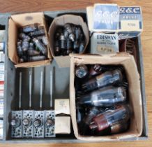 A collection of audio and radio valves - including boxed valves by Mullard, GEC, Ediswan, Brimar,