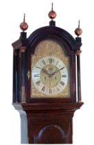 A good 18th century mahogany longcase clock by John Wise of London - the eight day, bell strike