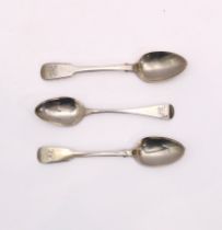 A George III provincial silver teaspoon - James Barber & William Whitwell, York 1815, no city