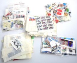 A large quantity of GB mint commemorative stamps with a face value of approximately £800.