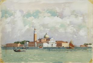 Norman Wilkinson, CBE (British, 1878-1971) 'St Angelo, Venice' (titled verso) watercolour, signed,