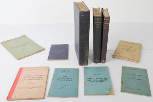 Nine WW2 Royal Navy manuals from the library of Sub-Lt. John Wilson Dunsire RNVR (1913-1996):