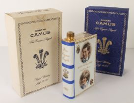 Camus Fine Cognac Royale 'Royal Wedding Limoges Book' - a boxed Havilland Limoges porcelain book-