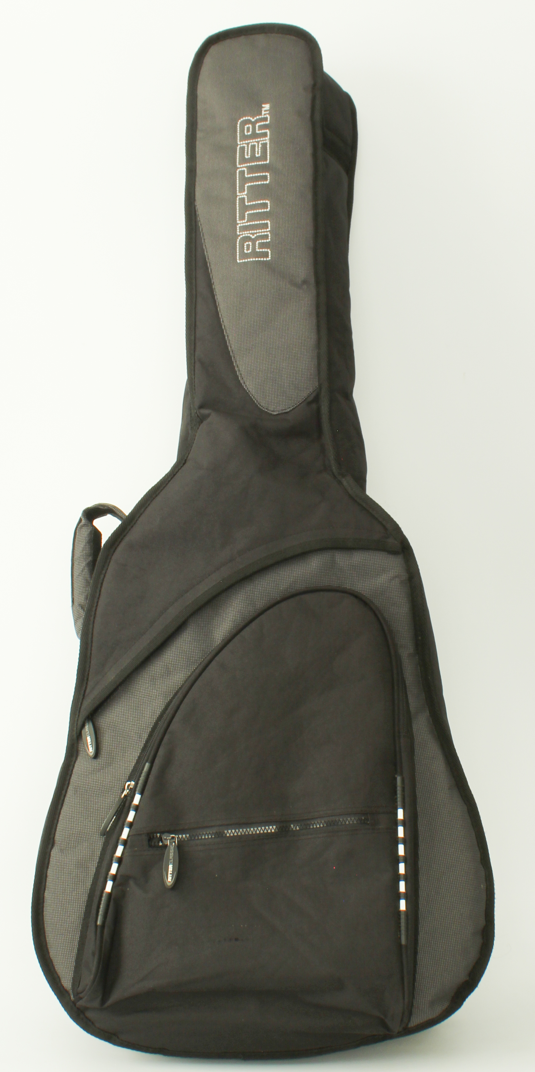 A Stagg black lacquer left-handed six-string acoustic guitar (no. 0503/228), in Ritter soft case ( - Image 4 of 4