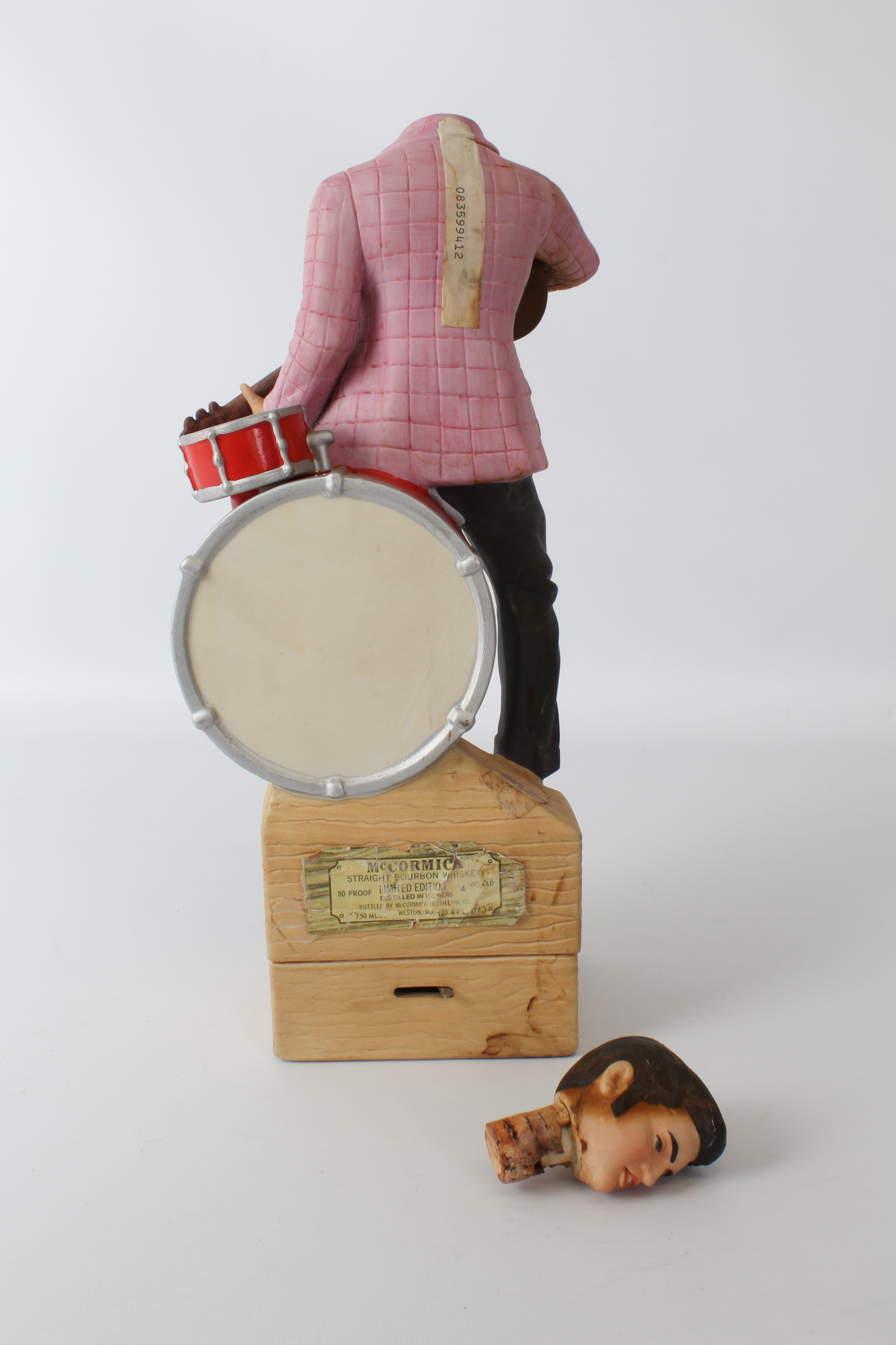 A McCormick Whisky limited edition novelty porcelain decanter in the form of 'Young Elvis '55' - - Image 3 of 5