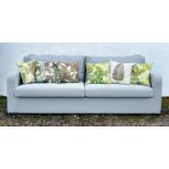 Maze Living 3 seater, outdoor sofa, light grey + 5 cushions, Maze Living 3 seater, outdoor sofa,