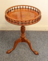 A reproduction Georgian style mahogany wine table