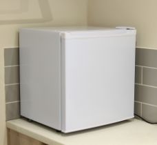 An SIA counter top fridge - with ice box, model no. TT01 WH, in excellent condition.