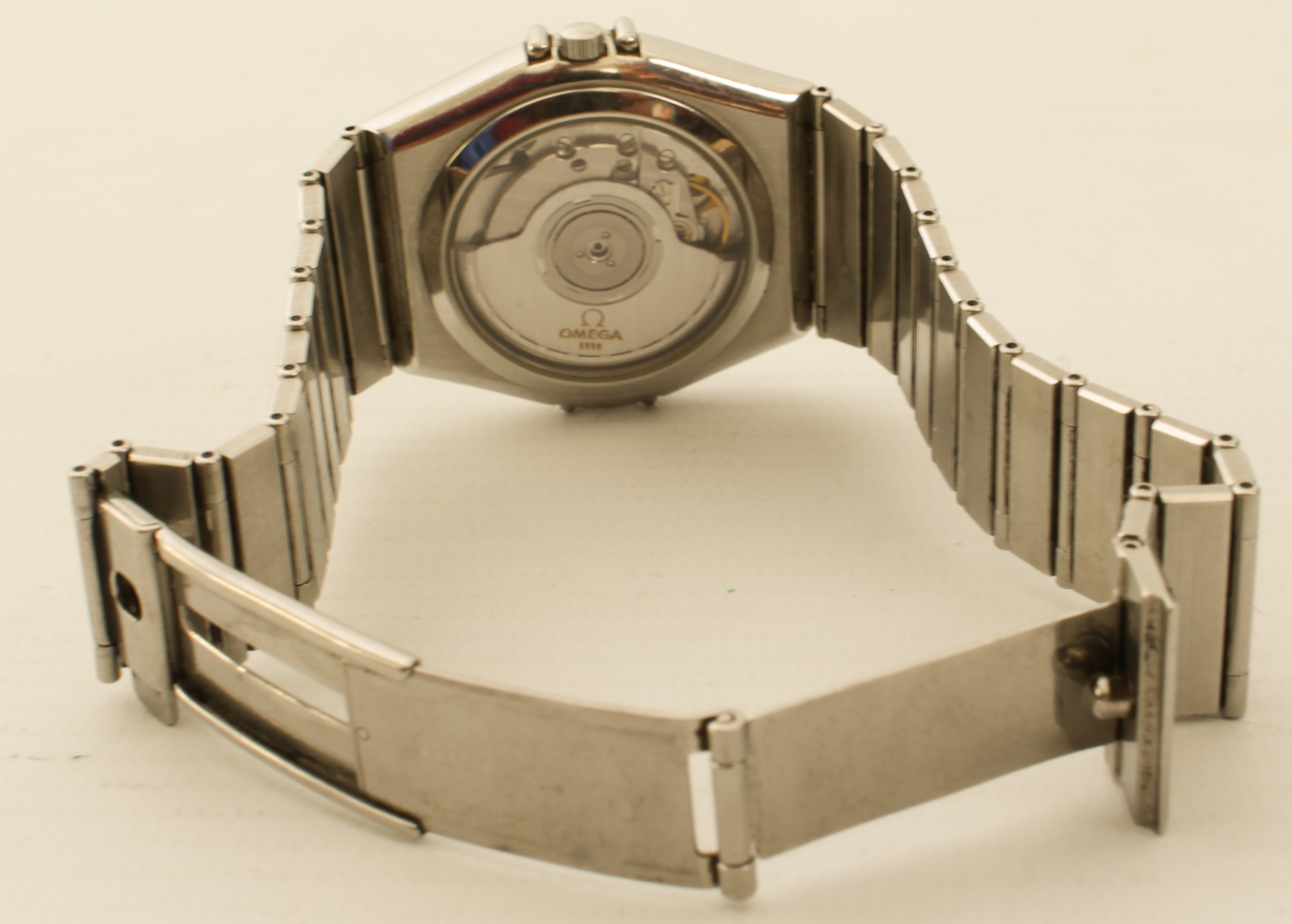 An Omega Constellation Automatic Chronometer stainless steel bracelet watch - c.1985, with - Image 4 of 5