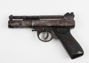 A .22 Webley & Scott Birmingham Mark 1 air pistol.
