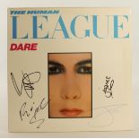 Vinyl / Autographs - The Human League - Dare. Fully signed UK copy, signed by all 6 members,