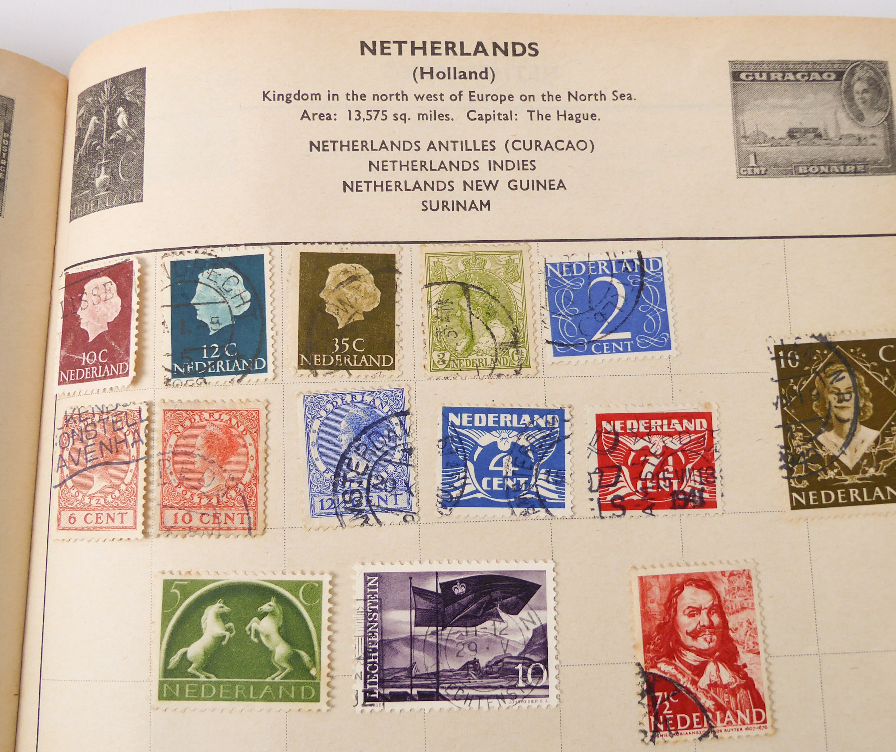 An interesting collection of albumed and semi-sorted GB and World stamps: 1. an album of hinged, - Image 28 of 37