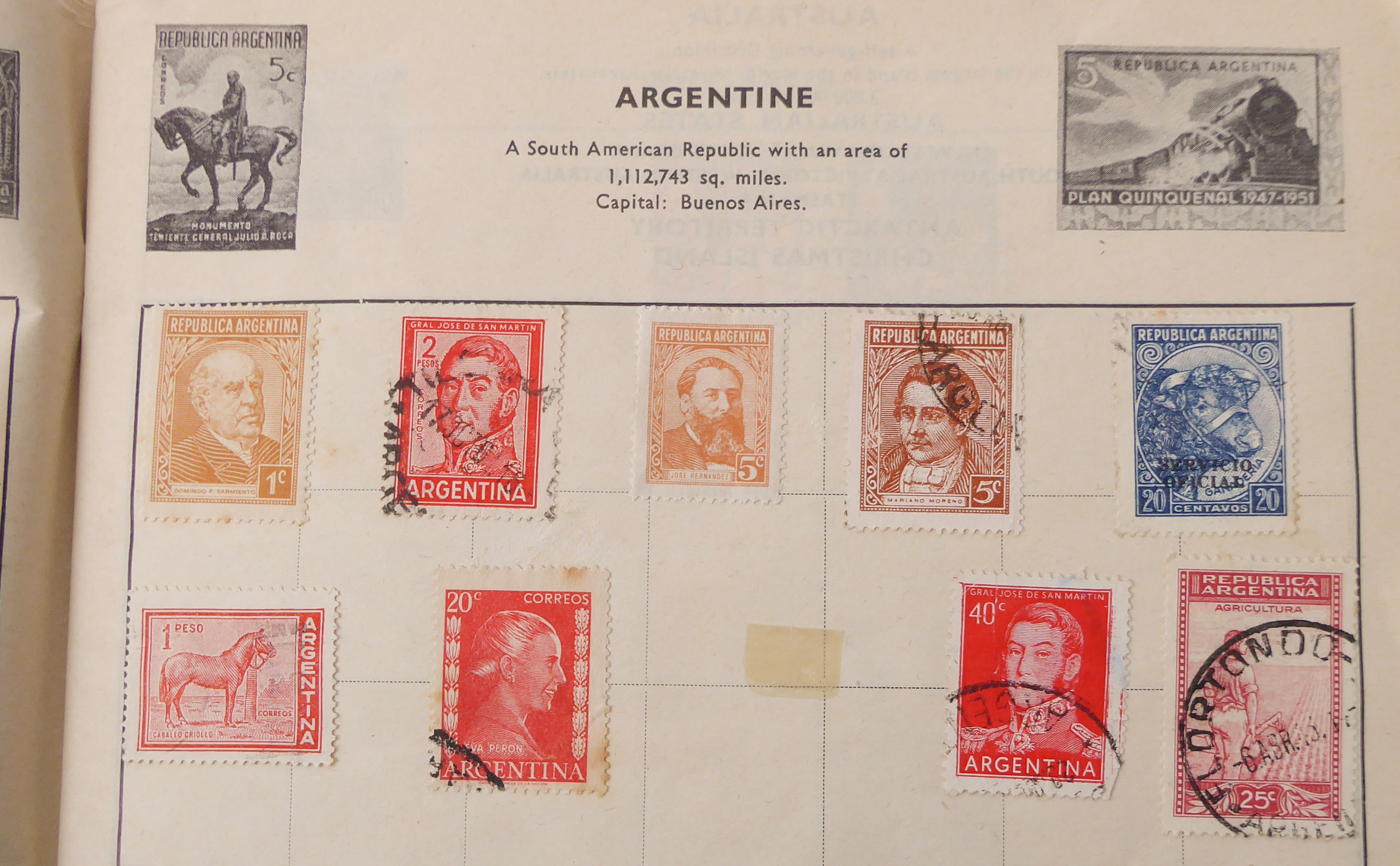 An interesting collection of albumed and semi-sorted GB and World stamps: 1. an album of hinged, - Image 9 of 37