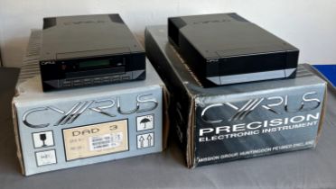 A Mission Cyrus PSX-R Fully Regulated Intelligent Power Supply hi-fi stereo component - together