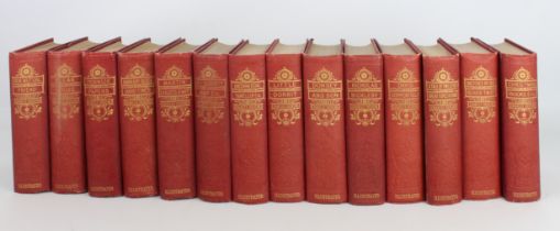 Charles Dickens - Works of Charles Dickens, 14 volumes, illustrated (The Waverley Book Co.,