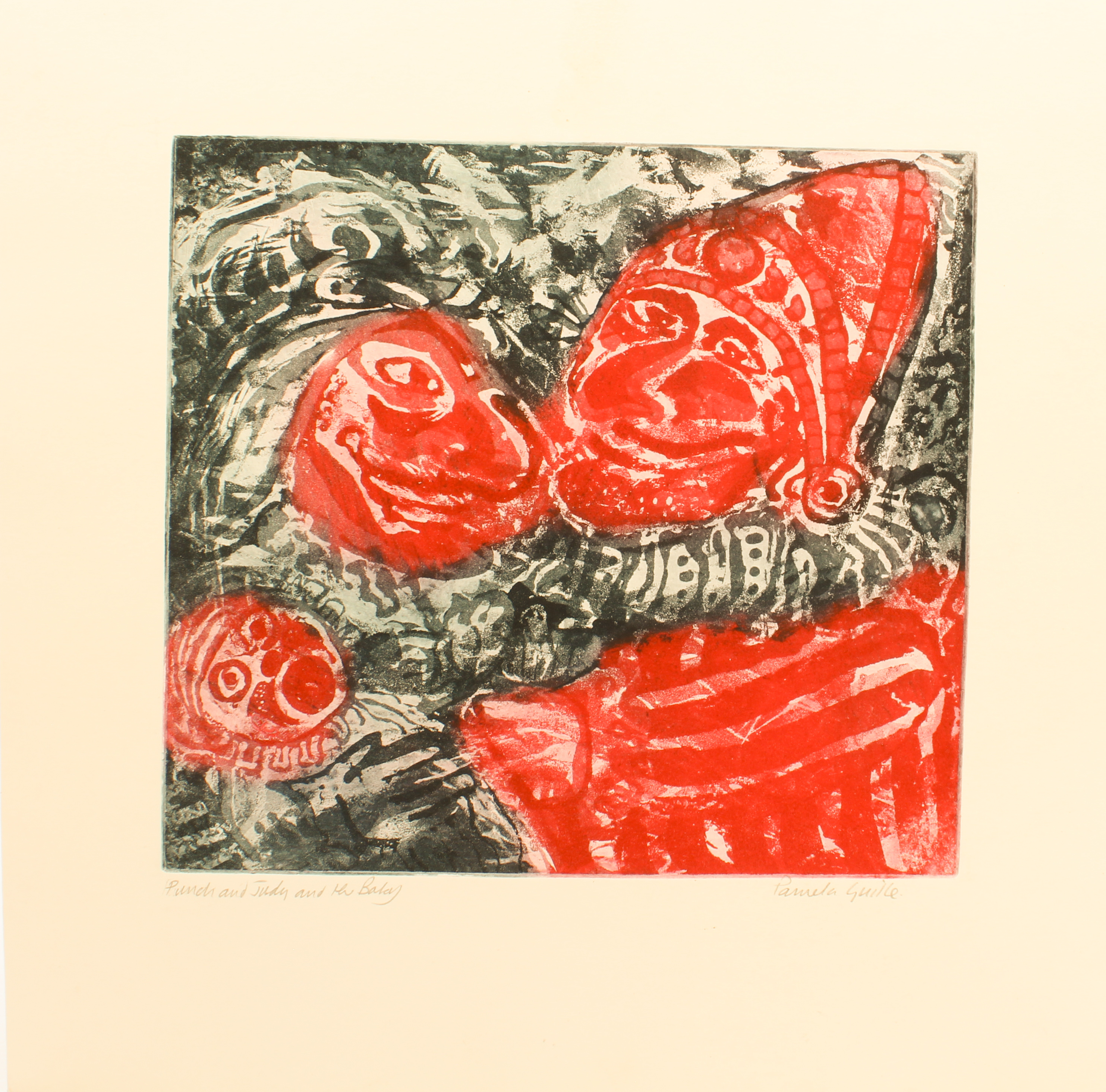 Pamela Guille, ARCA (20th century) - a group of eight unframed etchings, including 'Beach House,