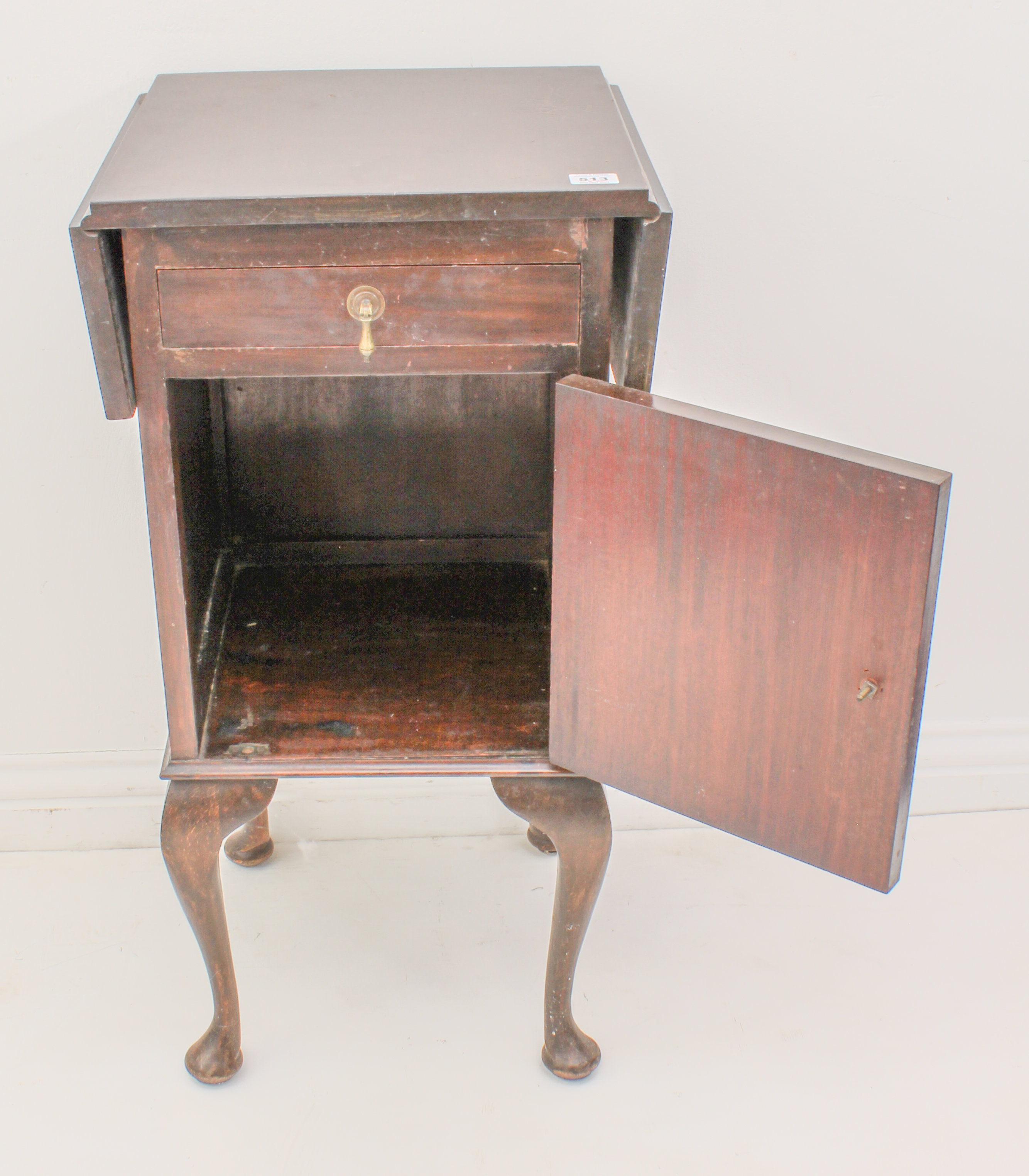 Two pieces: 1. an oak and bird's eye maple veneered occasional table - early 20th century, the - Image 3 of 6