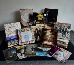 Records: a collection of 7in vinyl singles - rock and pop, mainly 1980s, including Motorhead (x3)