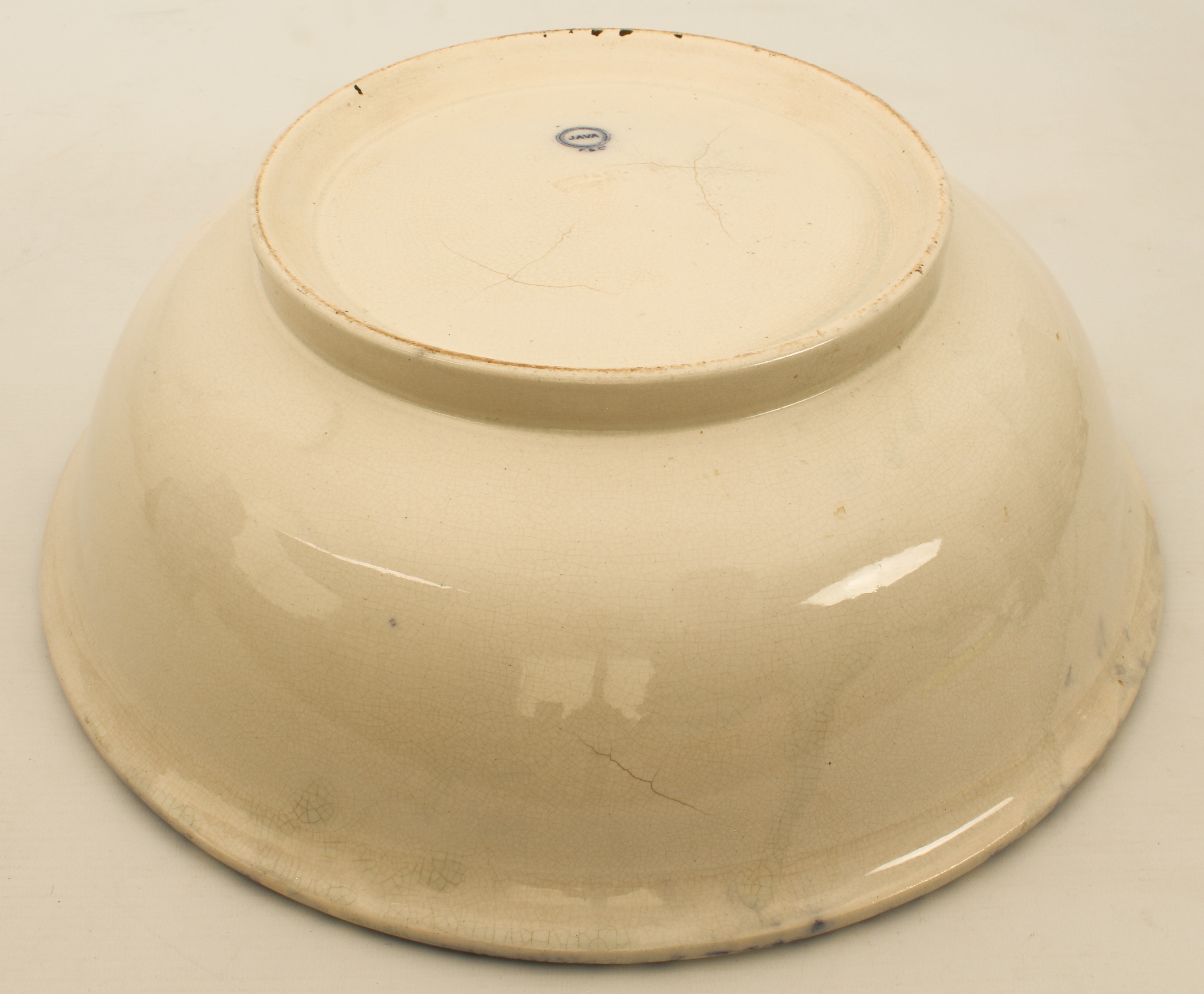 A reproduction pottery cream pail in the style of Doulton of Burslem - late 20th century, with - Image 6 of 8