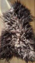 An Icelandic sheepskin rug by Hanlin - in very good condition.