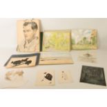 Frank Boothman (British, second half 20th century) Three sketchbooks (Daler, Tinted Ingres paper),