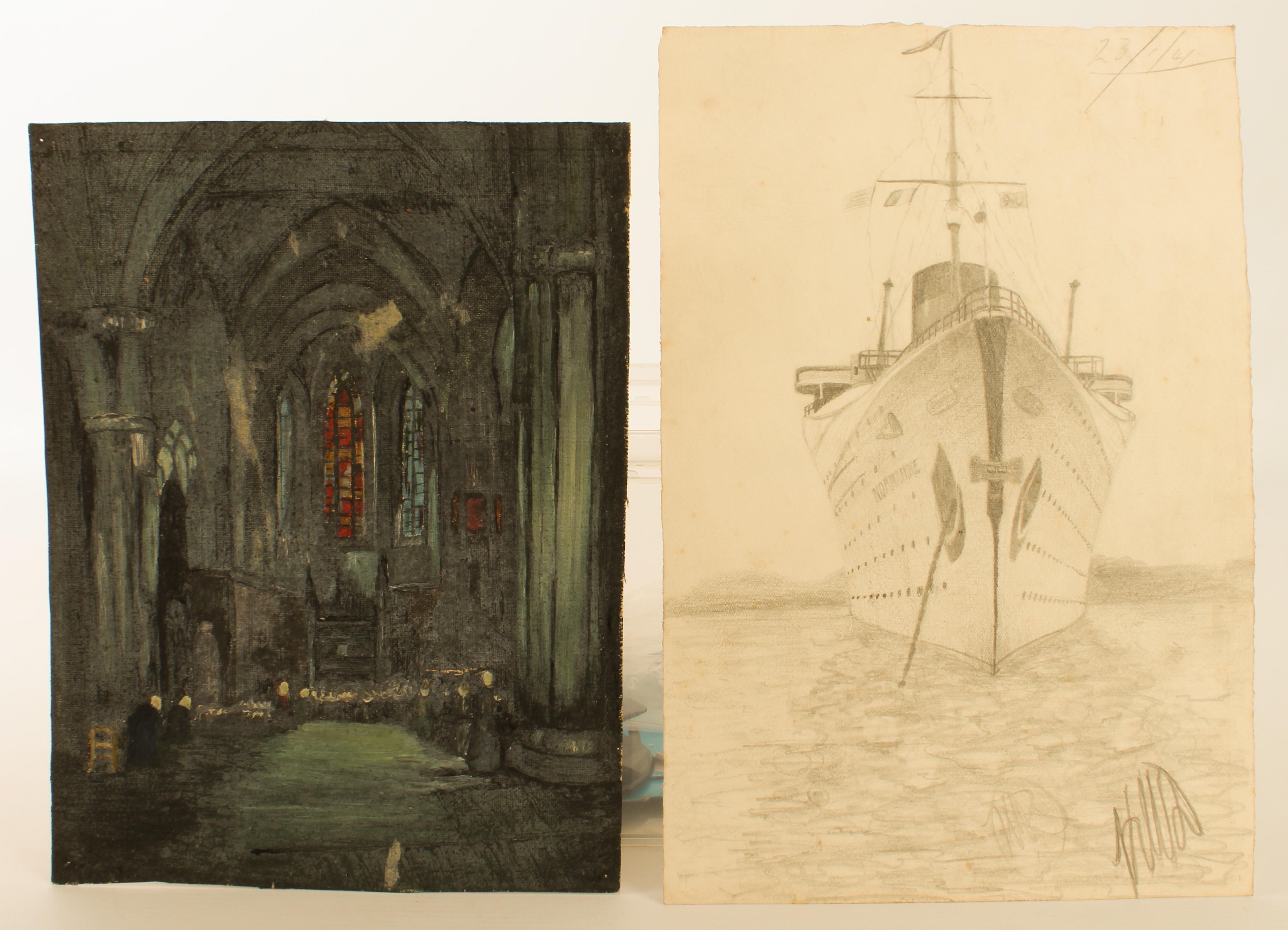 Frank Boothman (British, second half 20th century) Three sketchbooks (Daler, Tinted Ingres paper), - Image 4 of 5