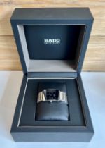 A Rado of Switzerland Diastar gents stainless steel and ceramic wrist watch - ref. 160.0484.3, no.