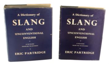 Partridge, Eric - 'A Dictionary of Slang and Unconventional English' (5th edition in 2 volumes,