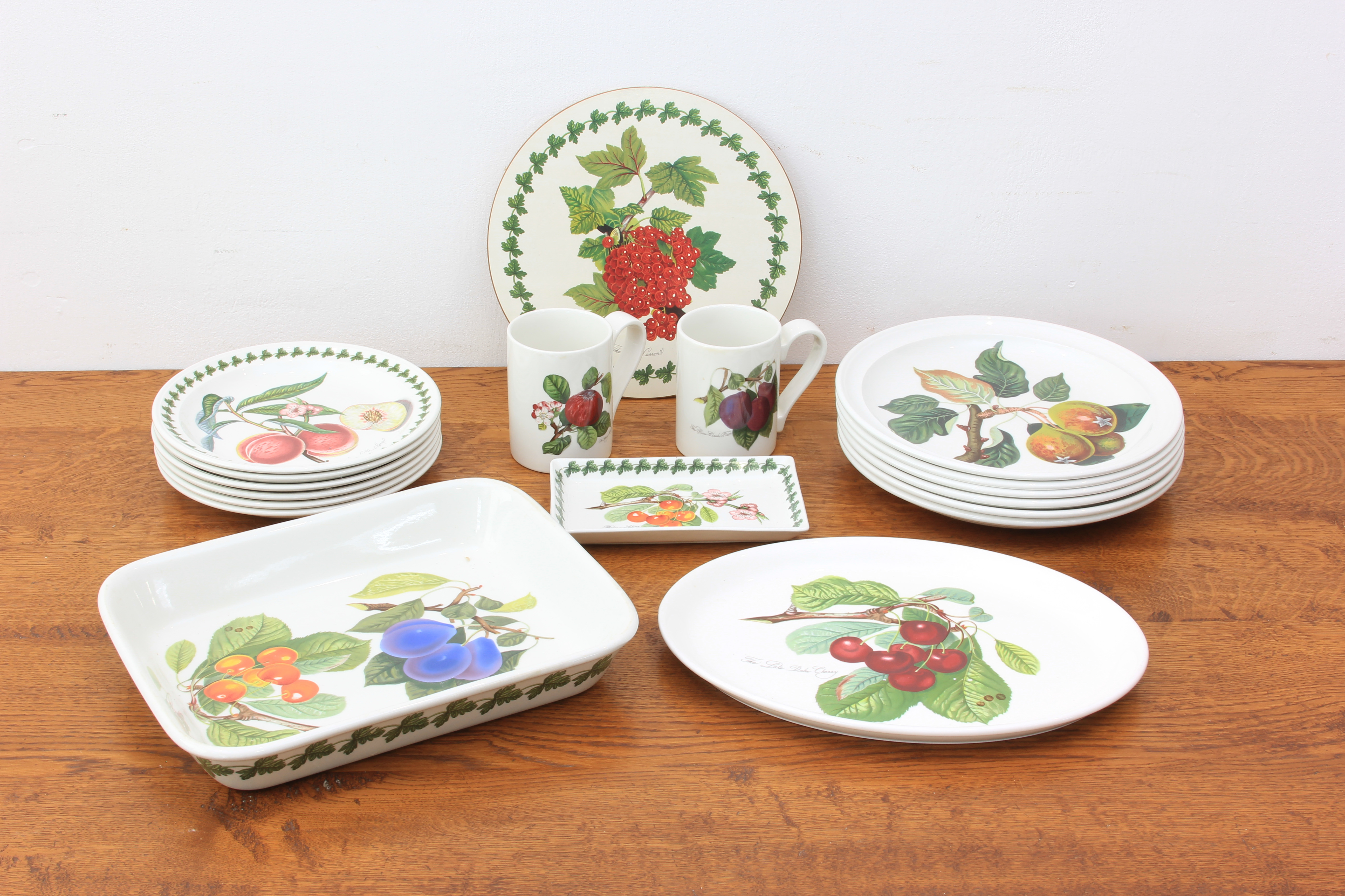 A collection of Portmeirion Pomona and other fruit pattern dinner and oven to table ware - including - Image 2 of 2