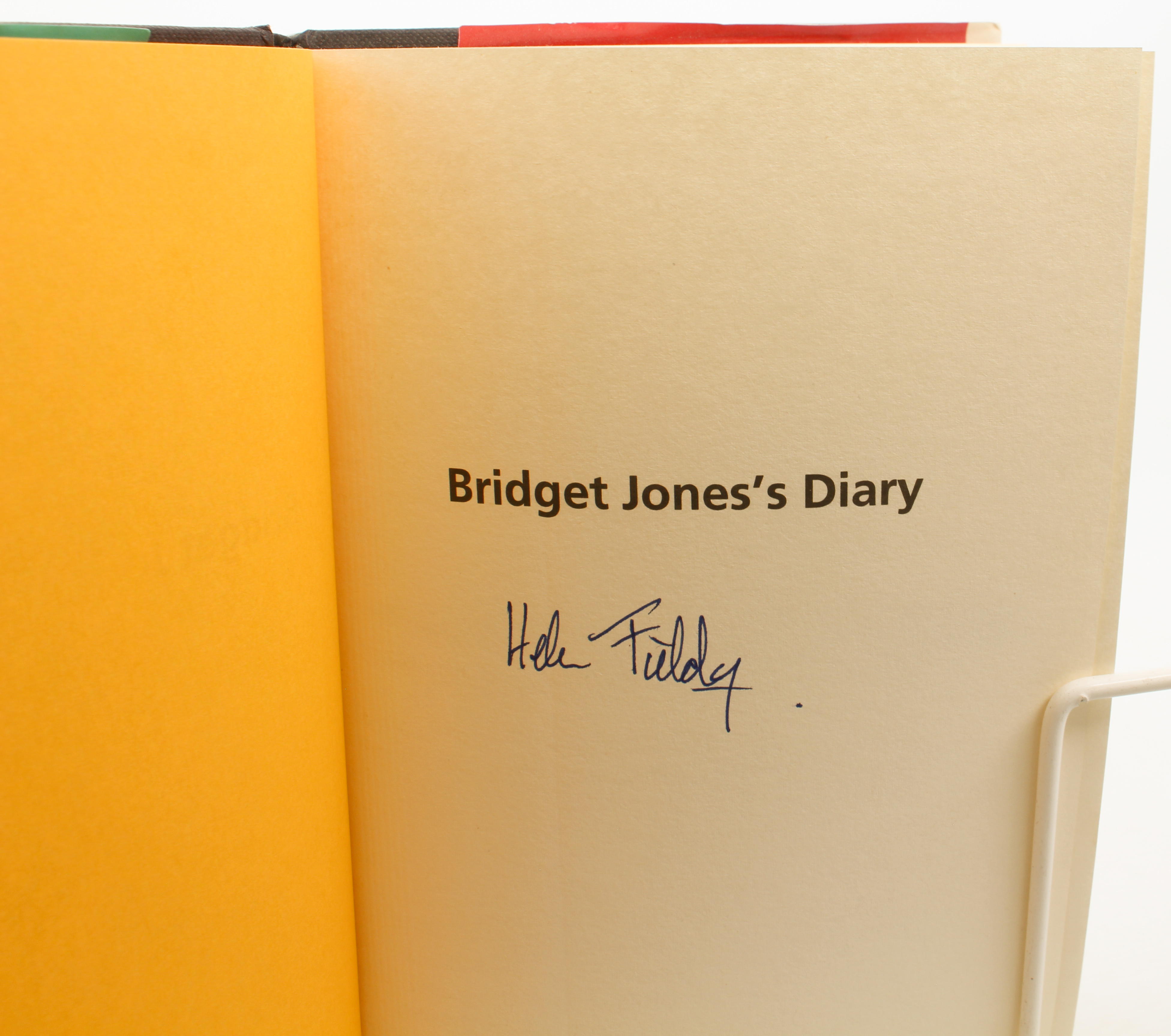 Fielding (Helen): Bridget Jones's Diary, first edition, 4th impression, signed by the author to half - Image 4 of 4