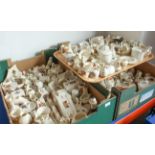 Approx. 215 pieces of Goss and other crested china - including a large Arcadian WW1 tank with City