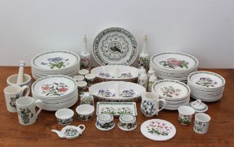 An extensive collection of Portmeirion The Botanic Garden and other botanical pattern dinner and