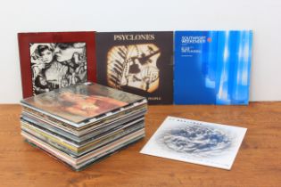 A box of approximately 60 vinyl LP records / albums to include recent Indie and Alternative -