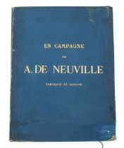 Richard (Jules) - 'En Campagne par A. de Neuville' - pub. Paris, no date (c.1894), orig. blue