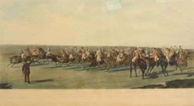 After Benjamin Herring (1830-1871) - The Silks And Satins Of The Turf, coloured aquatint by J.