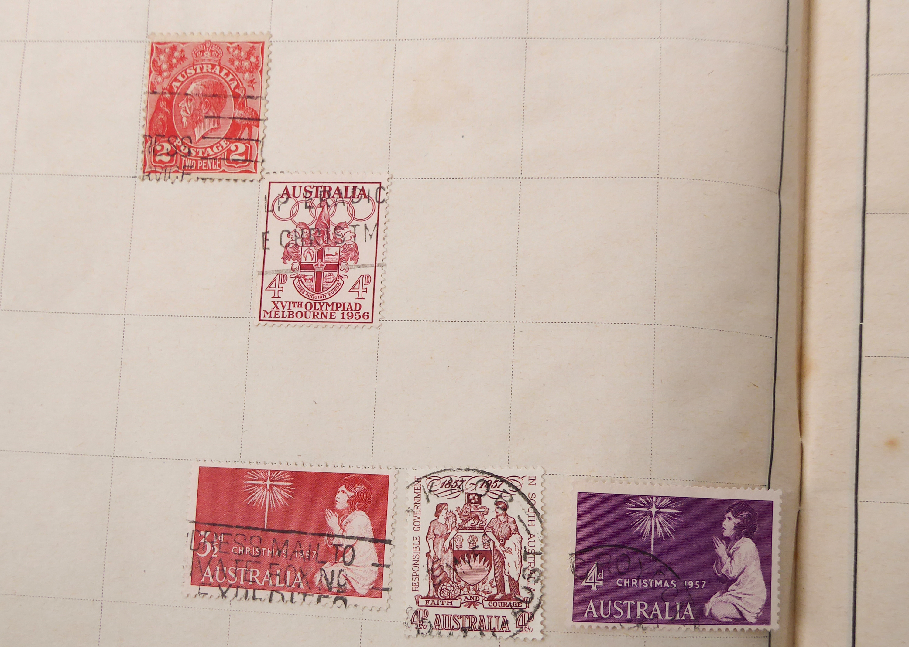 An interesting collection of albumed and semi-sorted GB and World stamps: 1. an album of hinged, - Image 10 of 37