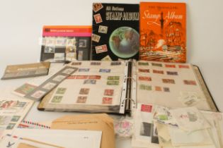 An interesting collection of albumed and semi-sorted GB and World stamps: 1. an album of hinged,