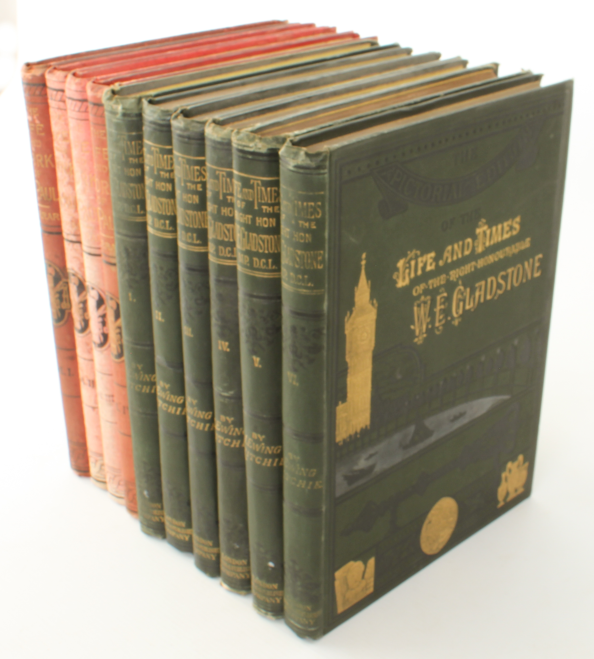Two biographical sets and sixteen Thames & Hudson presentation volumes: 1. J. Ewing Ritchie - 'The - Image 12 of 20