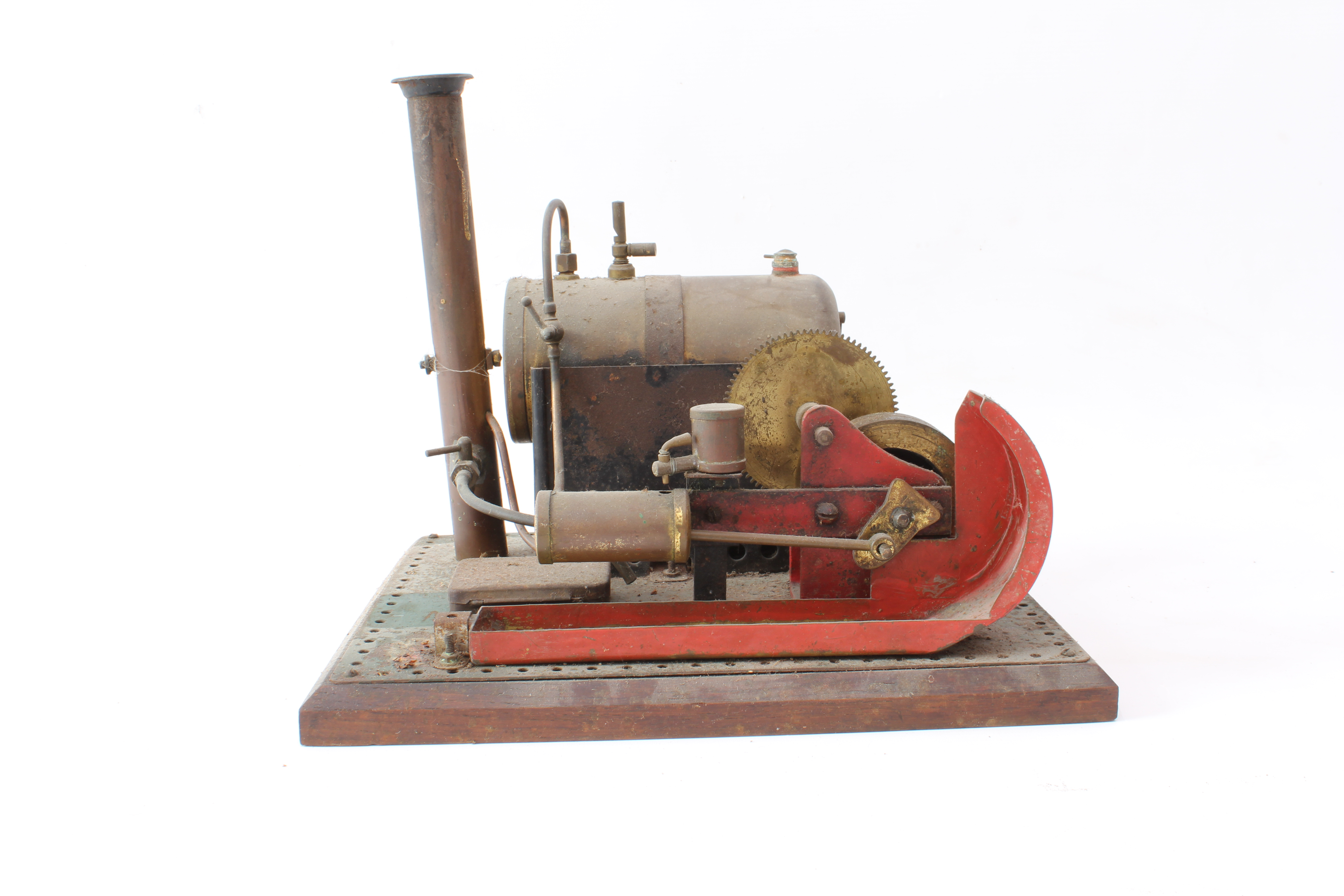 A Bowman Models 101 single cylinder Stationary Steam Engine - with wooden baseplate, 25.75 cm - Image 4 of 4